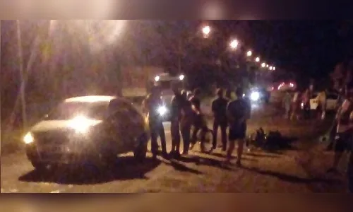 Acidente em Marilândia do Sul deixa motociclista gravemente ferido