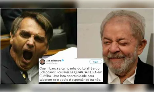 Bolsonaro desafia Lula para ver quem leva mais gente hoje às ruas de Curitiba