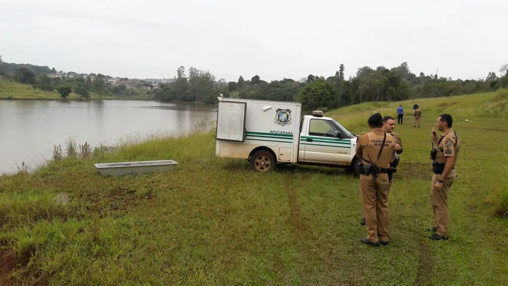 Corpo foi encontrado boiando na lagoa no último sábado. Foto: TNOnline