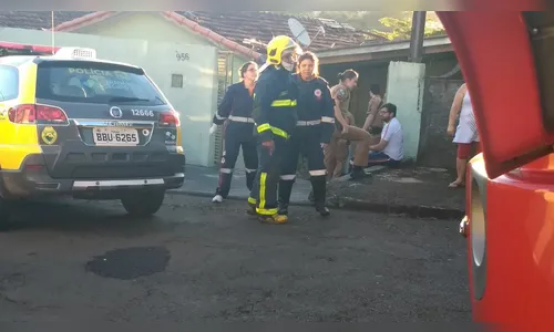 Homem que ameaçava atear fogo em residência desiste após quase 4 horas de muita tensão