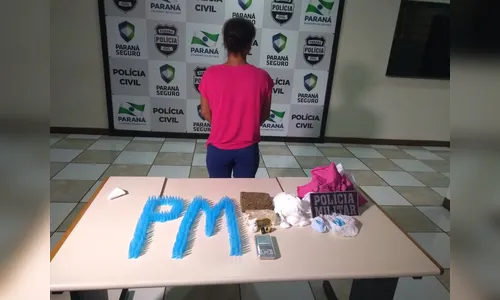 PM apreende mais crack, cocaína e maconha e detém mulher em Apucarana