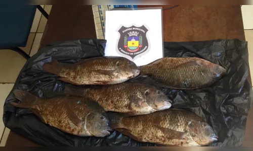 GM detém trio que pescava nesta manhã no Parque da Raposa