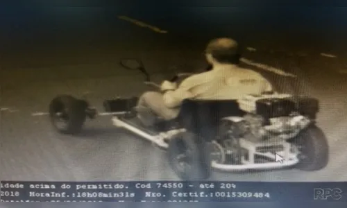 Radar flagra kart acima da velocidade permitida em via pública de Maringá