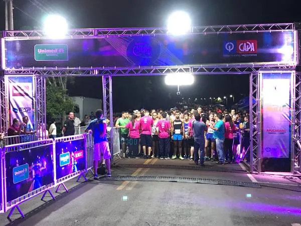 Prova Pedestre da Unimed Night Run teve a sua quarta edição neste final de semana - Foto: Divulgação
