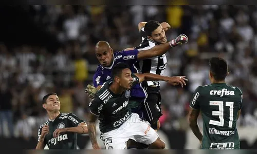 Palmeiras sai na frente, mas cede empate ao Botafogo