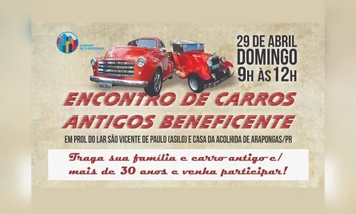 Rotary promove encontro de carros antigos em Arapongas