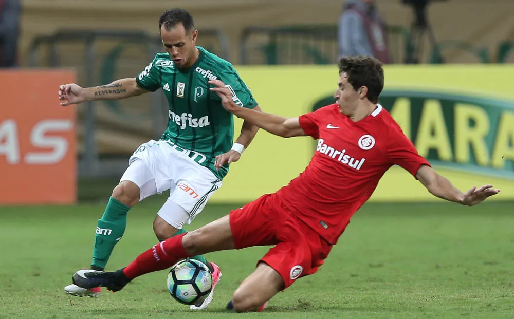 Guerra ajudou Palmeiras a vencer do Inter por 1 a 0 no último duelo entre as equipes com mando alviverde - Foto - Cesar Greco/Ag Palmeiras/Divulgação