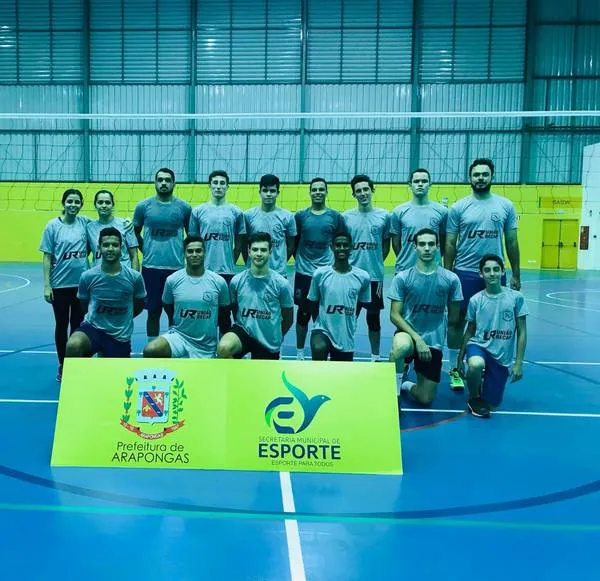 A equipe de vôlei de Arapongas jogará neste final de semana no Ginásio Chico Neto em Maringá - Foto: Divulgação