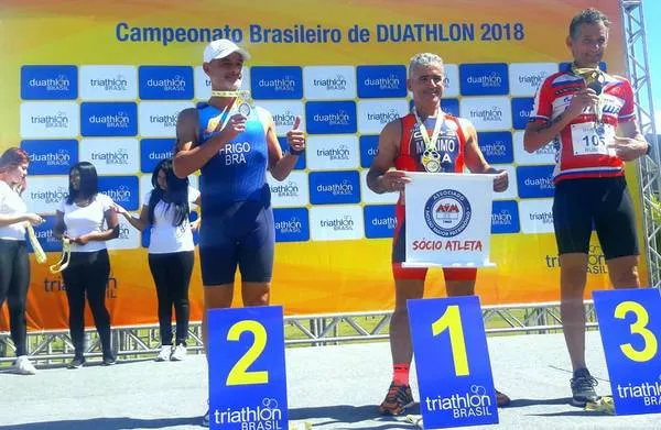 Ednilson Máximo foi campeão do duathlon terrestre em Belo Horizonte - Foto: Divulgação