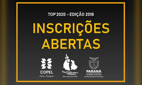 Abertas inscrições para Talento Olímpico do Paraná