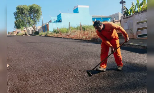 Micropavimento beneficia residencial na zona Norte