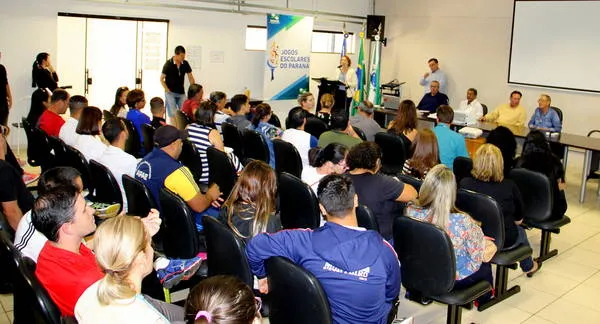 Congresso técnico dos JEP´s foi realizado nesta segunda-feira em Arapongas - Foto: www.oesporte.com.br