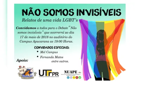 
							Causa LGBT é tema de debate na UTFPR em Apucarana
						
						