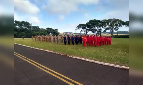 Forças de segurança homenageiam o Patrono da PM, coronel Sarmento