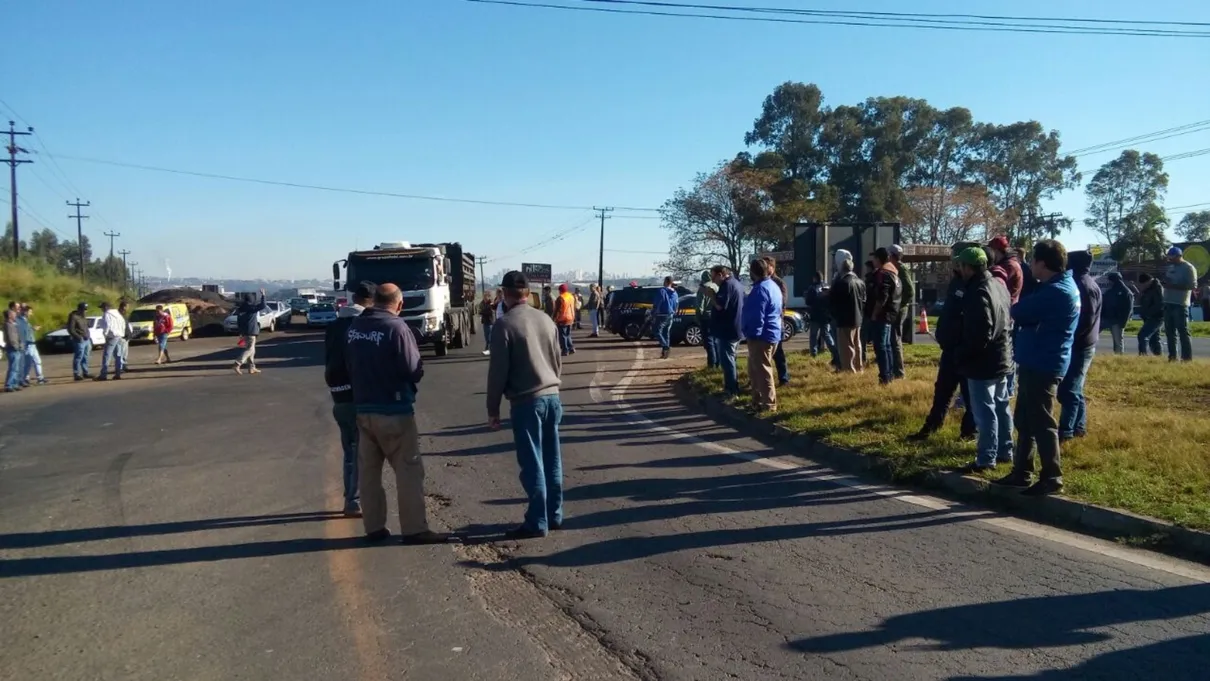 Caminhoneiro morre atropelado em protesto contra reajuste do diesel - Imagem ilustrativa