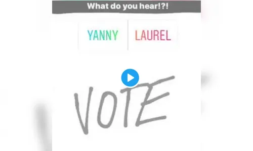 Yanni ou Laurel? Internautas se dividem sobre o que ouvem em áudio 