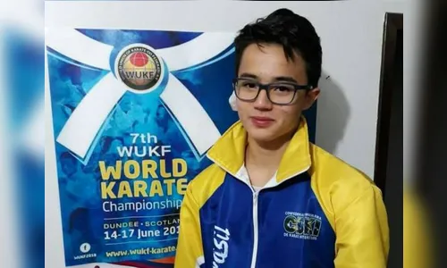 Jovem araponguense é convocado para disputar o Campeonato Mundial de Karatê