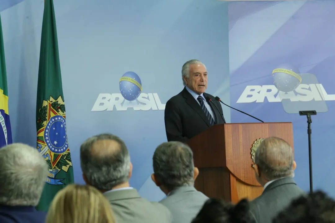 Temer anuncia o uso de forças federais de segurança para liberar rodovias bloqueadas por caminhoneiros /Antônio Cruz/Agência Brasil