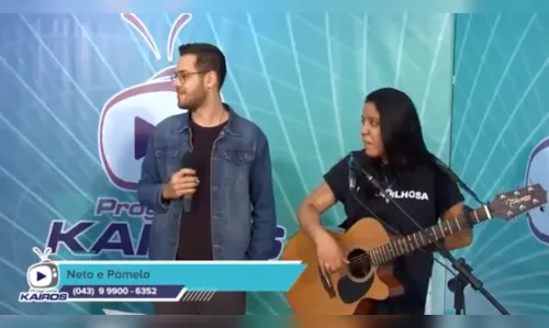 Quadro Musical - Cantores Neto e Pâmela