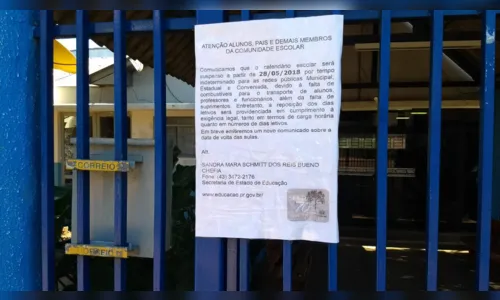 
							Aulas estão suspensas em 99 municípios do Paraná
						
						