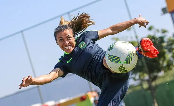 A experiente atacante Marta está fora da Seleção Brasileira de futebol feminino - Foto: Arquivo/TN
