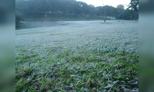 Simepar emite alerta de geada