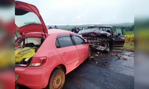 Acidente causa uma morte e deixa pelo menos quatro feridos em Cruzmaltina