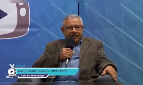 Entrevista com o Pastor Valdir da Comunidade Evangélica Nova Aliança contando um pouco da sua história de vida