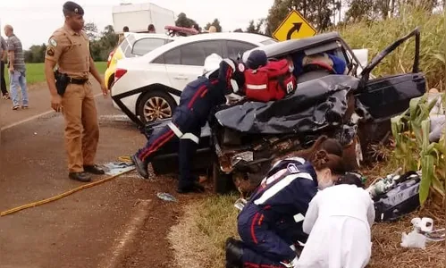 Casal e bebê ficam feridos após acidente em Ariranha do Ivaí