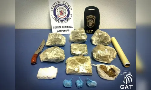 GM prende jovem com 3,5 quilos de maconha em Arapongas