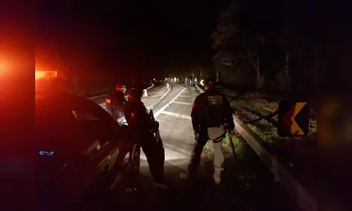 PRF impede saque de carga após acidente em Ortigueira