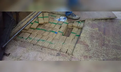 PF detém trio e apreende 7 toneladas de maconha em carga de soja no Paraná