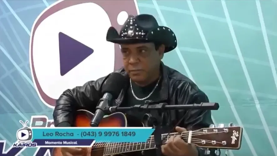 Quadro Músical - Cantor Léo Rocha