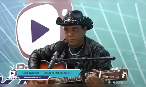 Quadro Músical - Cantor Léo Rocha