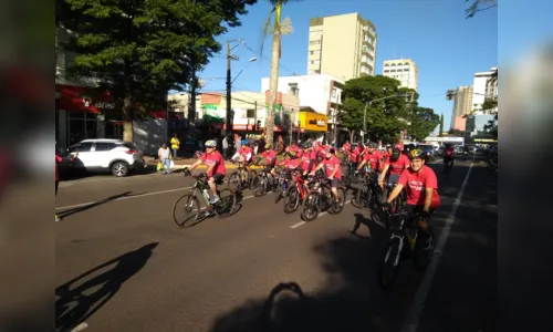 
							Grupo de ciclistas faz ação para incentivar doação de sangue em Apucarana
						
						