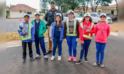 
							Alunos do Projeto Crescer assistem aula piloto da Escolinha de Trânsito
						
						