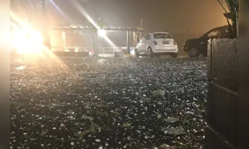 
							Chuva de granizo com tamanho de bola de golfe provoca danos em 4 mil casas
						
						