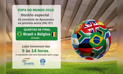 Confira o que abre e o que fecha durante o jogo da Seleção Brasileira nesta sexta