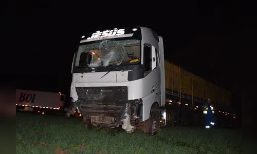 Racha entre cinco caminhões provocou morte de casal e três filhos, diz polícia