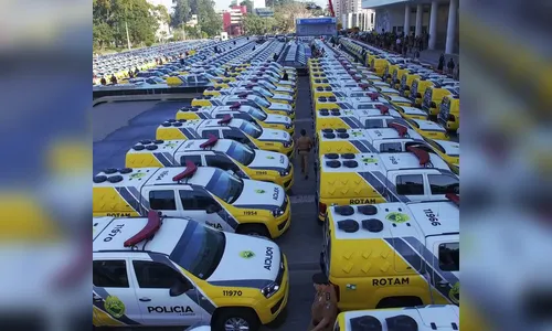 Polícia Militar do Paraná recebe mais 102 novas viaturas