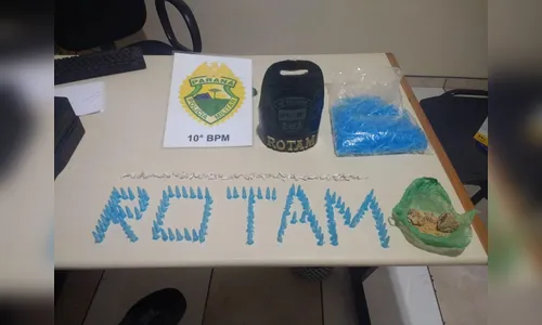 Adolescente de 14 anos é apreendido com 45 pedras de crack e mais de 100 pinos de cocaína