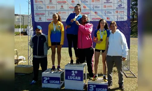 Aluna do Mater Dei ganha bronze no atletismo dos Jogos Escolares do Paraná
