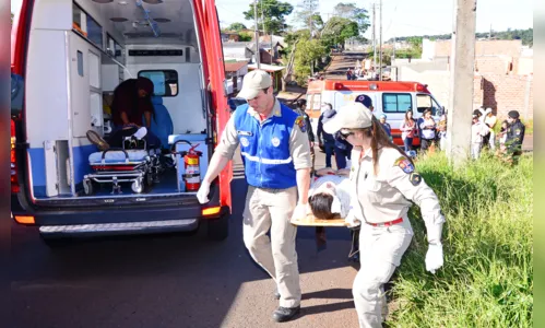 
							Acidentes envolvem 4 motos e deixam 4 pessoas gravemente feridas
						
						