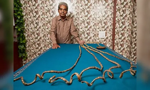 Após 66 anos, homem decide cortar as unhas mais compridas do mundo; veja vídeo e fotos