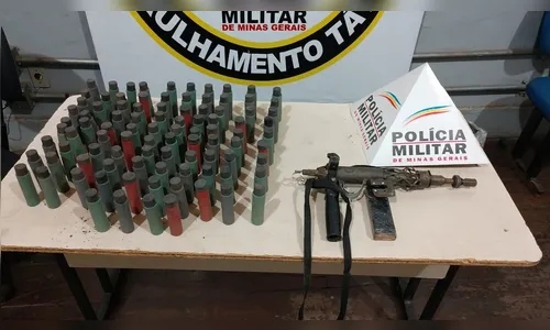 Homem usa submetralhadora para ameaçar a mãe e obrigá-la a fazer café