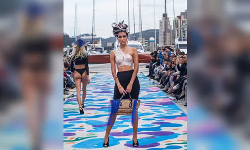 Estilista de Santa Catarina utiliza peças de artesãs apucaranenses em desfile 