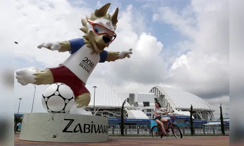 Estátua de mascote da Copa de quase 2 metros é roubada na Rússia