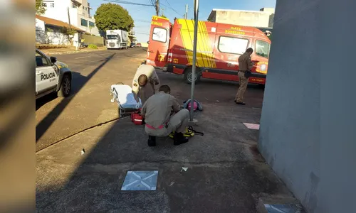 Motociclista fica ferida em acidente com carro em Apucarana
