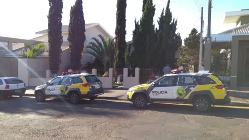 Ocorrência na Rua Rubi mobilizou várias equipes da PM. Nenhum suspeito foi localizado. (Foto - TNOnline)