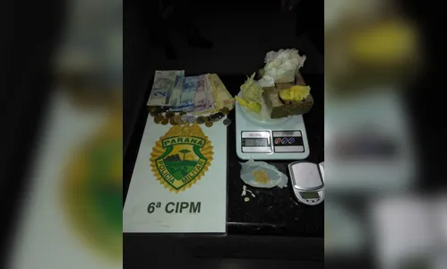 Polícia Militar prende traficante e drogas em Ivaiporã
